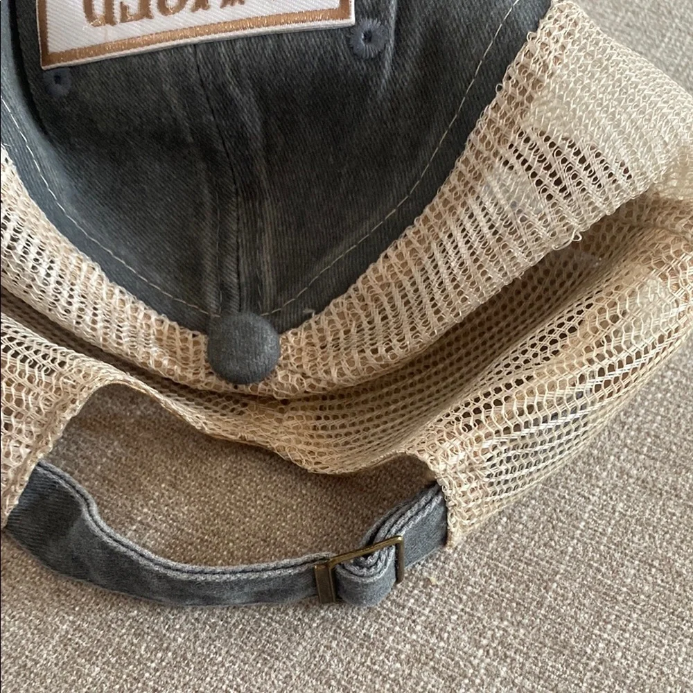 Trucker Hat - Gray and Tan